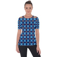 Nevis Shoulder Cut Out Short Sleeve Top by deformigo