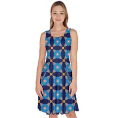 Nevis Knee Length Skater Dress With Pockets