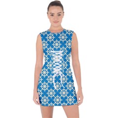 Carriacou Lace Up Front Bodycon Dress