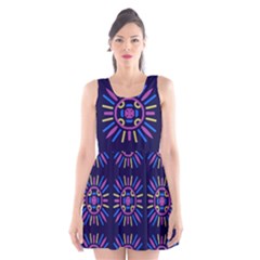 Papiamento Scoop Neck Skater Dress by deformigo