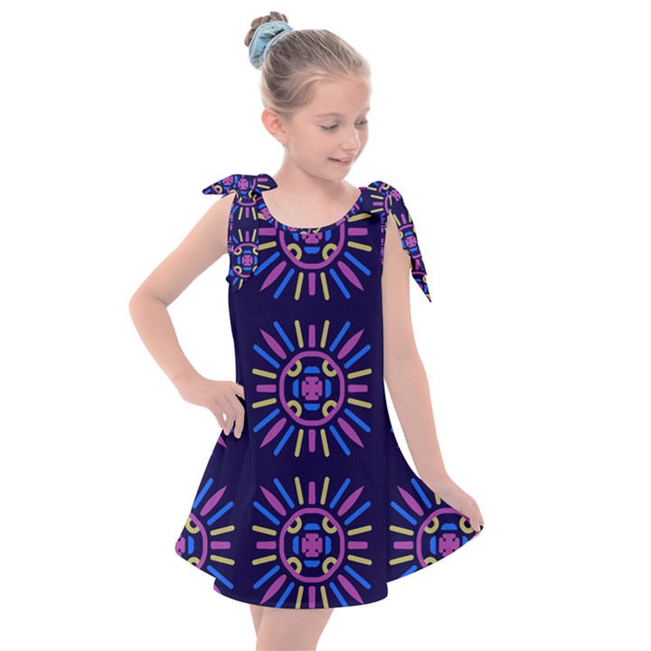 Papiamento Kids  Tie Up Tunic Dress