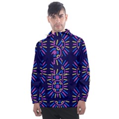 Papiamento Men s Front Pocket Pullover Windbreaker by deformigo