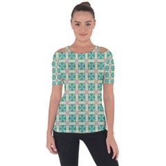 Adicora Shoulder Cut Out Short Sleeve Top by deformigo