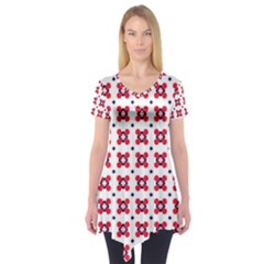 Farinoli Short Sleeve Tunic  by deformigo