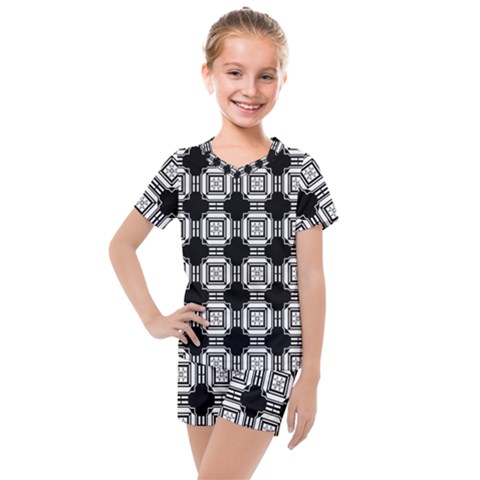 Saba Kids  Mesh Tee And Shorts Set by deformigo