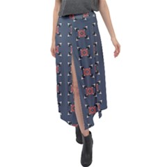 Coreo Velour Split Maxi Skirt by deformigo