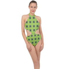 Lemona Halter Side Cut Swimsuit by deformigo