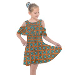 Envira Kids  Shoulder Cutout Chiffon Dress by deformigo