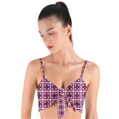 Pizarro Woven Tie Front Bralet