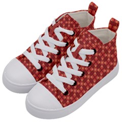 Savaneti Kids  Mid-top Canvas Sneakers by deformigo