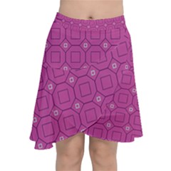 Paomia Chiffon Wrap Front Skirt by deformigo