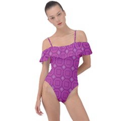 Paomia Frill Detail One Piece Swimsuit