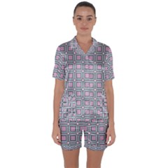 Arrifana Satin Short Sleeve Pyjamas Set by deformigo