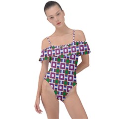 Campitello Frill Detail One Piece Swimsuit by deformigo