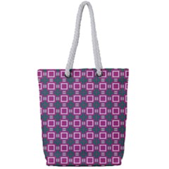 Elista Full Print Rope Handle Tote (small) by deformigo