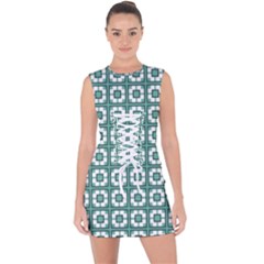 Cantaura Lace Up Front Bodycon Dress