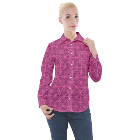 Nigella Women s Long Sleeve Pocket Shirt by deformigo