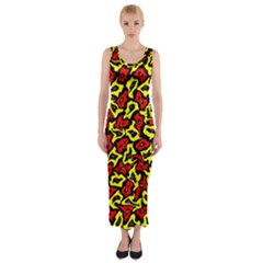 Rby-c-2-9 Fitted Maxi Dress by ArtworkByPatrick