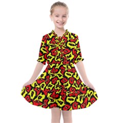 Rby-c-2-9 Kids  All Frills Chiffon Dress by ArtworkByPatrick