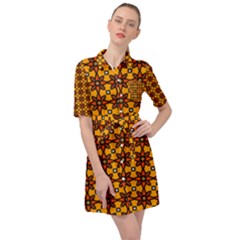 Brandon Belted Shirt Dress by deformigo