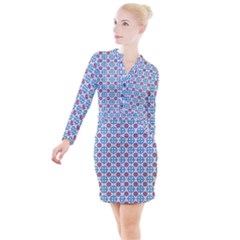 Doriskos Button Long Sleeve Dress by deformigo