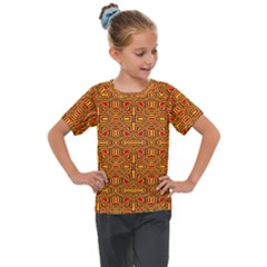 Rby-c-3-1 Kids  Mesh Piece Tee