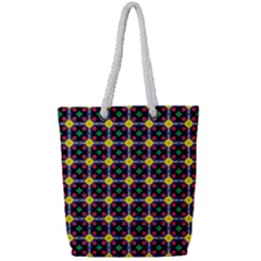 Wakpala Full Print Rope Handle Tote (small) by deformigo