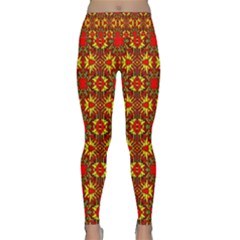 Rby-c-3 Lightweight Velour Classic Yoga Leggings by ArtworkByPatrick