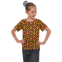 Rby-c-3-3 Kids  Mesh Piece Tee