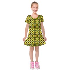 Bertha Kids  Short Sleeve Velvet Dress by deformigo