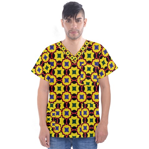 Eltopia Men s V-neck Scrub Top by deformigo