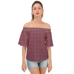 Wisteria Off Shoulder Short Sleeve Top by deformigo