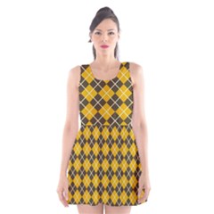 Tomis Scoop Neck Skater Dress by deformigo