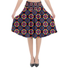 Whitika Flared Midi Skirt by deformigo