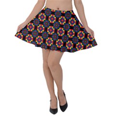 Whitika Velvet Skater Skirt by deformigo