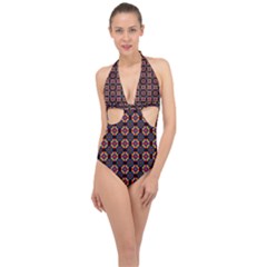 Whitika Halter Front Plunge Swimsuit