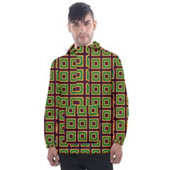 Satafi Men s Front Pocket Pullover Windbreaker by deformigo