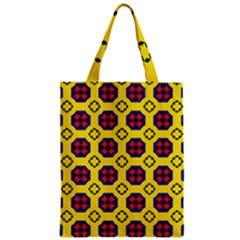 Memphis Zipper Classic Tote Bag by deformigo