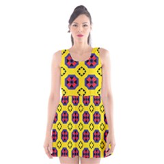 Memphis Scoop Neck Skater Dress by deformigo