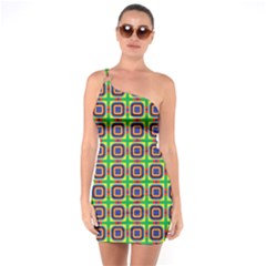 Tioga One Soulder Bodycon Dress by deformigo