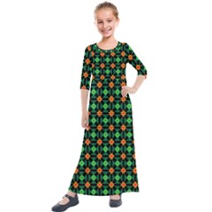 Imogene Kids  Quarter Sleeve Maxi Dress by deformigo