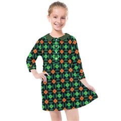 Imogene Kids  Quarter Sleeve Shirt Dress by deformigo