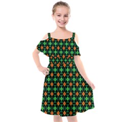 Imogene Kids  Cut Out Shoulders Chiffon Dress by deformigo