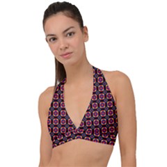 Irrigon Halter Plunge Bikini Top by deformigo