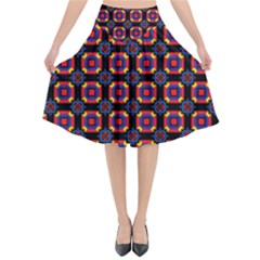 Irrigon Flared Midi Skirt by deformigo