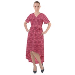 Lantana Front Wrap High Low Dress by deformigo