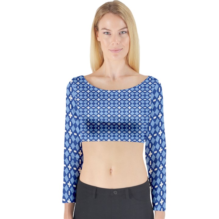 Lagoonis Long Sleeve Crop Top