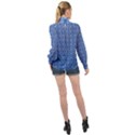 Lagoonis High Neck Long Sleeve Chiffon Top View2