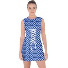 Lagoonis Lace Up Front Bodycon Dress