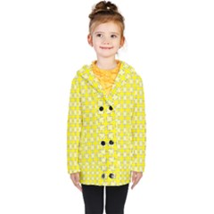 Goldenrod Kids  Double Breasted Button Coat by deformigo